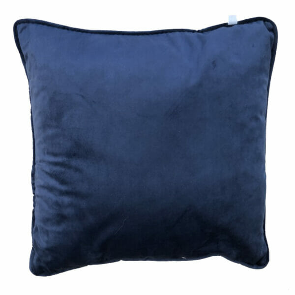 COUSSIN VELOURS BLEU