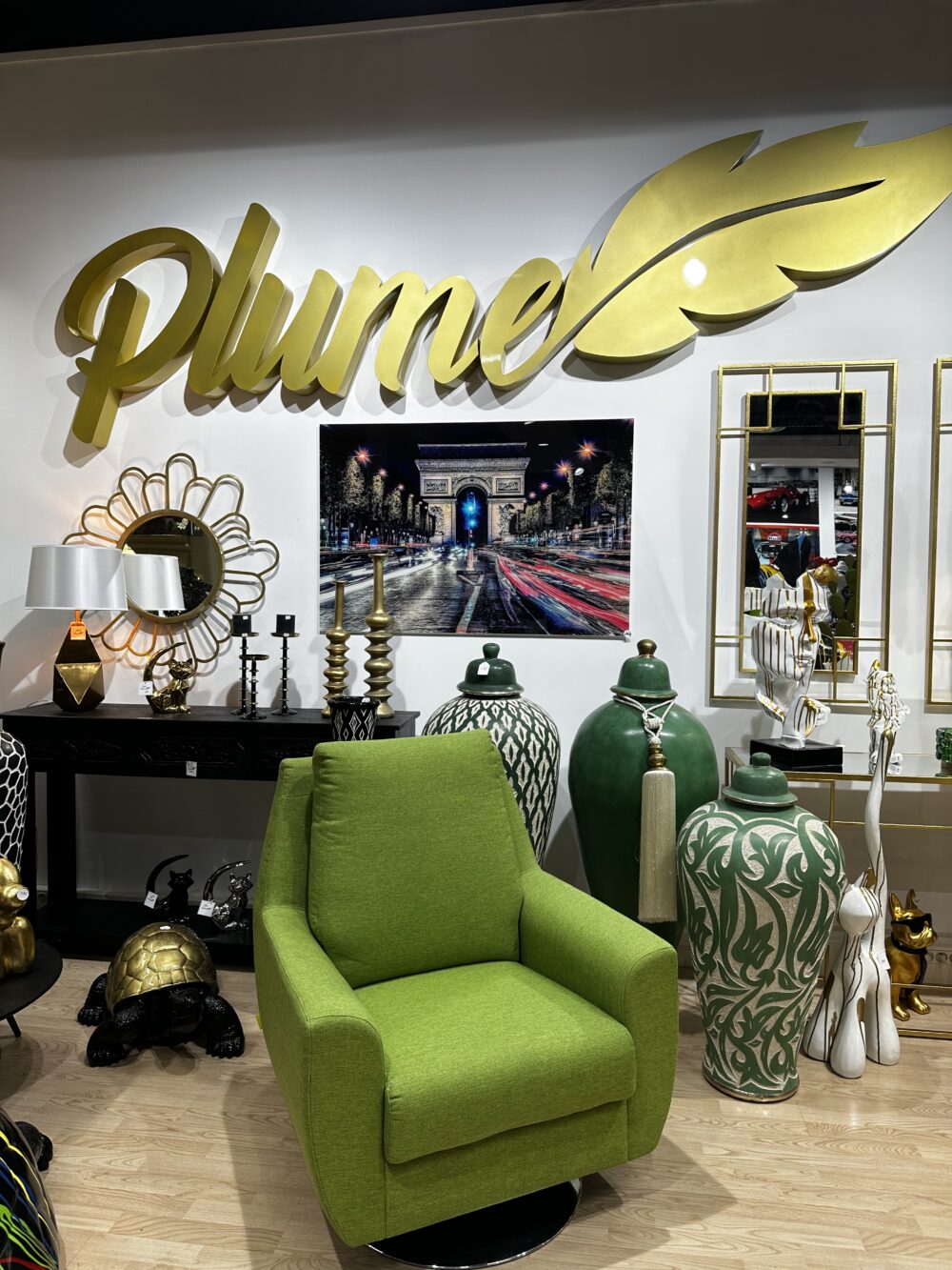 Fauteuil - vert pistache – Image 2