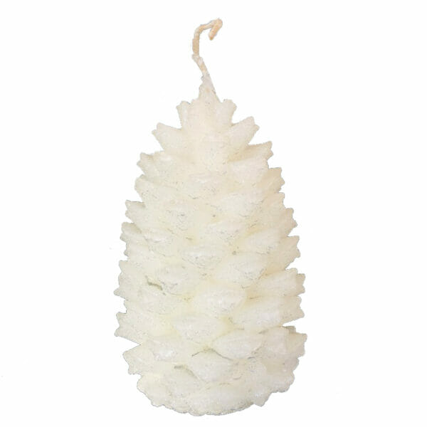 Bougie Pomme De Pin Blanc