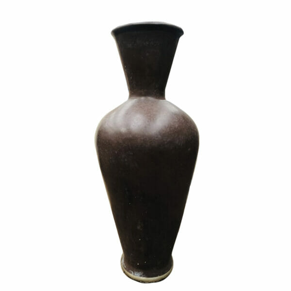 Jarre marron en céramique terre cuite intérieur/extérieur artisanale marocaine boutique plume rouen le patit quevilly normandie