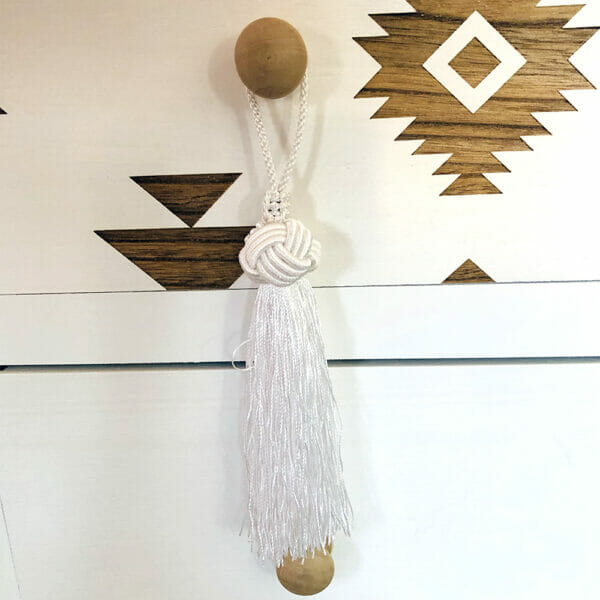 POMPOM 12 cm - Blanc
