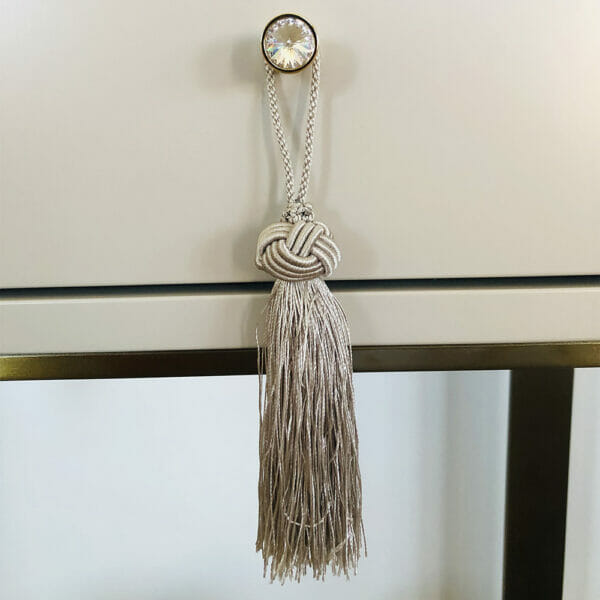 POMPON 12 cm - Taupe