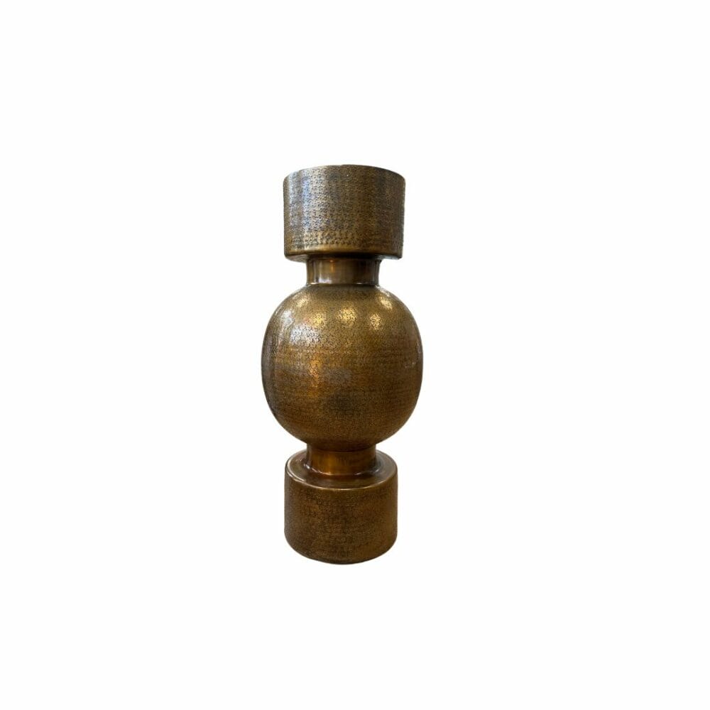 vase célia en laiton au design moderne décoration boutique plume magasin de déco rouen le petit quevilly normandie