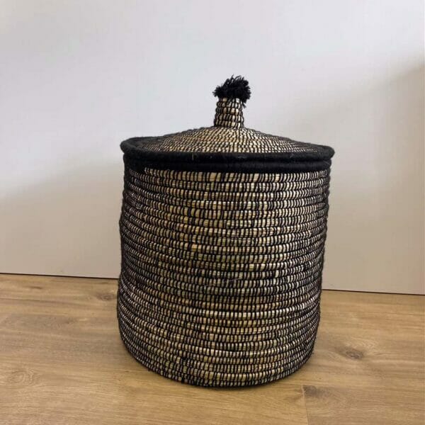 Panier de rangement noir - Taille M