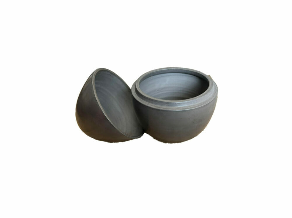 Oeuf décoratif Grand - Gris – Image 2