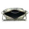 sac en cuir effet python couleur gris jaune clair artisanal boutique Plume magasin de déco Le petit Quevilly Rouen Normandie