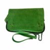 Sac en cuir à bandoulière couleur vert pomme sac à main boutique plume magasin à Rouen le petit Quevilly Normandie