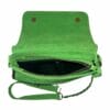 Sac en cuir à bandoulière couleur vert pomme sac à main boutique plume magasin à Rouen le petit Quevilly Normandie