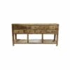 console en bois à 9 tiroirs meuble décoration de la boutique plume magasin de deco à rouen aux docks76 normandie