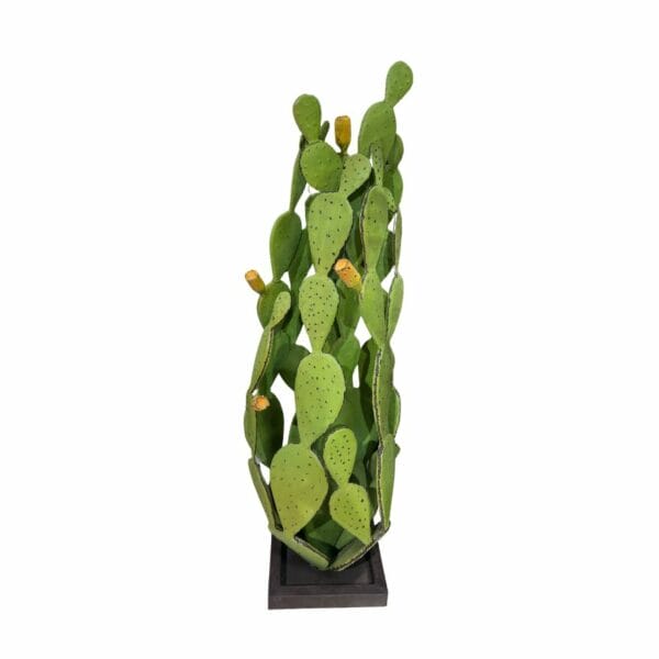Sculpture cactus en métal artisanale une décoration de la boutique Plume magasin de déco aux docks76 à Rouen normandie