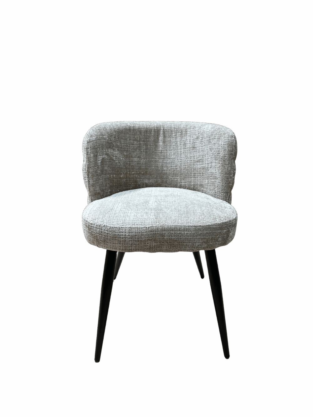 Chaise dossier arrondi -Couleur crème – Image 2