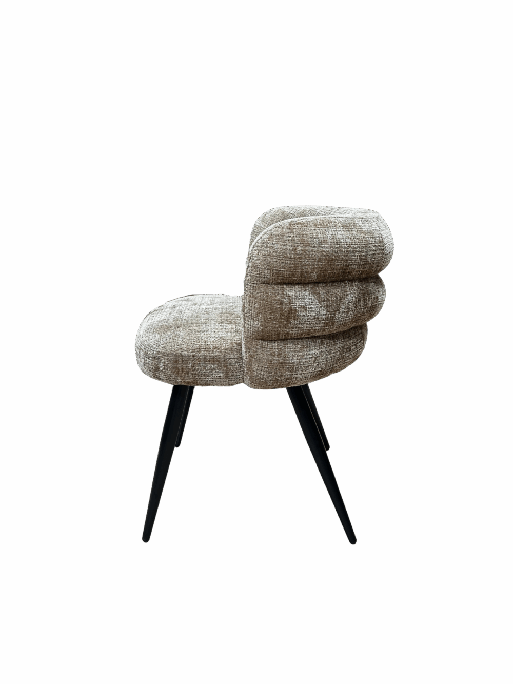 Chaise dossier arrondi -Couleur caramel – Image 3