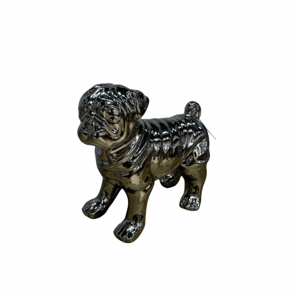Sculpture bouledogue boutique Plume magasin de déco aux Dovks76 à Rouen