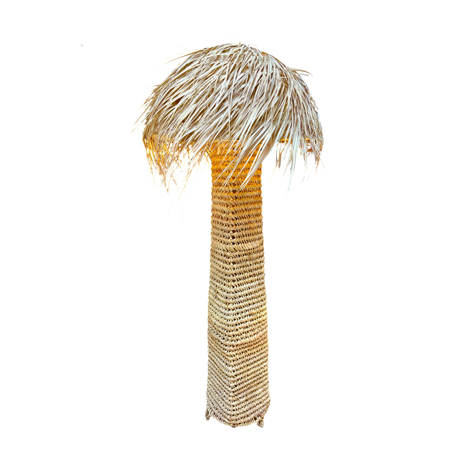 Lampe Raphia naturel boutique art-déco décoration Plume Docks76 Rouen