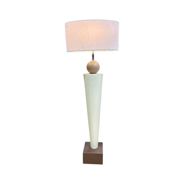 lampadaire Ana céramique écru et taupe boutique art-déco décoration Plume Docks76 Rouen
