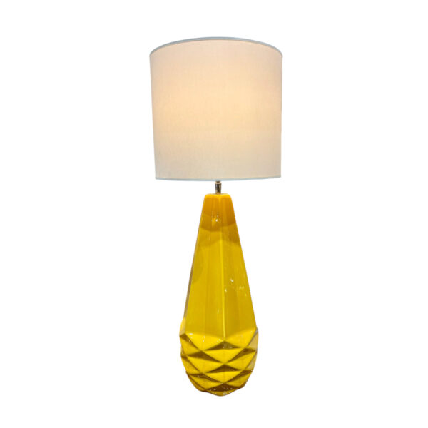 Lampe jaune Lily, boutique art-déco Plume aux Docks 76 à Rouen