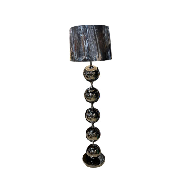 lampe Laura design métal chromé gris boutique art-déco décoration Plume Docks76 Rouen