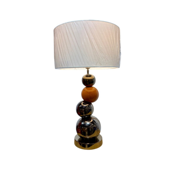 lampe luna chromée et orange amovible boutique art-déco décoration Plume Docks76 Rouen